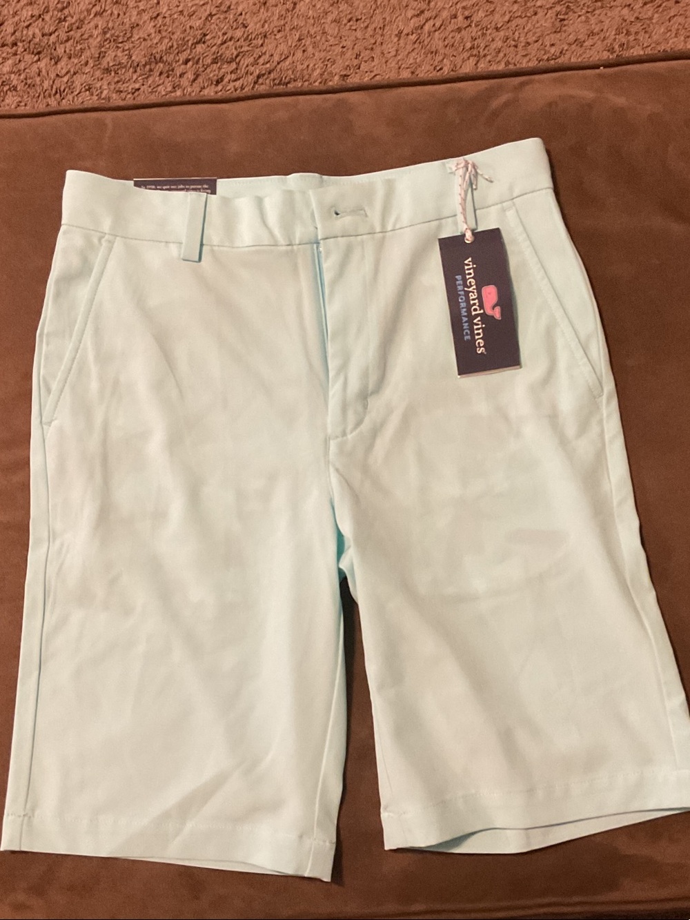 Vineyard Vines Mint Green Stretch Bermuda Shorts